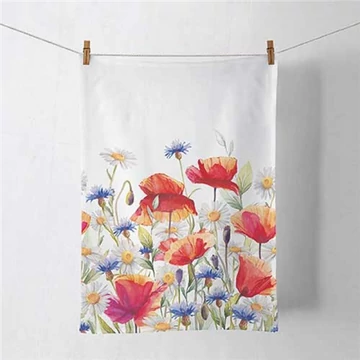 Poppies and cornflowers konyharuha 50x70cm, 100% pamut, AMB.17818640
