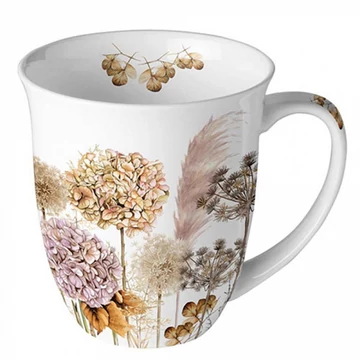 Dried flowers porcelánbögre 0,4L, AMB.18418690