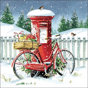 Delivery bike papírszalvéta 33x33cm, 20db-os, AMB.33318920
