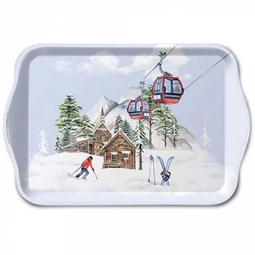 Ski hut műanyag kistálca 13x21cm, AMB.33718855
