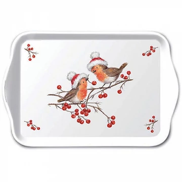 Christman robins white műanyag kistálca 13x21cm, AMB.33718865