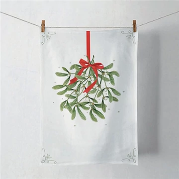 Mistletoe with bow konyharuha 50x70cm, 100% pamut, AMB.37818860