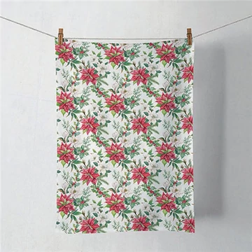 Christmas florals konyharuha 50x70cm, 100% pamut, AMB.37818875
