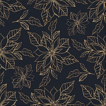 Poinsettia outline black papírszalvéta 33x33cm, 20db-os, AMB.33319270 Poinsettia outline black papírszalvéta 33x33cm, 20db-os, AMB.33319270