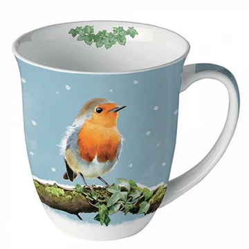 Robin on branch porcelánbögre 0,4l, AMB.38419180