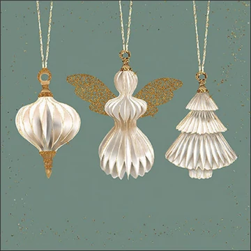 Paper ornaments sage papírszalvéta 33x33cm, 20db-os, AMB.33319286