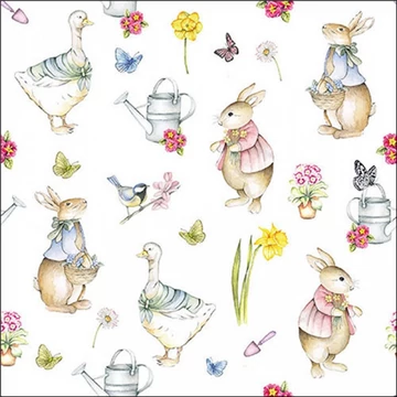 Easter Garden papírszalvéta 33x33cm,20db-os, AMB.23319320