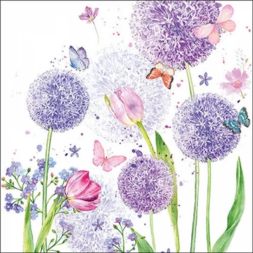 Flower beauty papírszalvéta 33x33cm, 20db-os, AMB.13319325