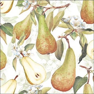 Pears papírszalvéta 33x33cm, 20db-os, AMB.13319525
