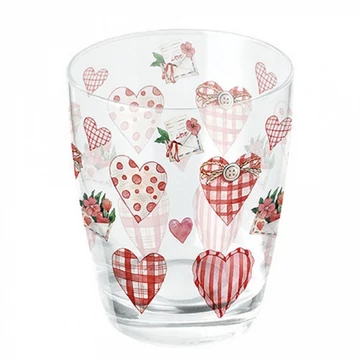 Lovely Hearts üvegpohár 0,25l, AMB.14319745
