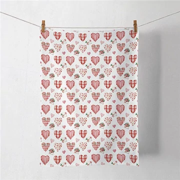 Lovely Hearts konyharuha 50x70cm, 100% pamut, AMB.17819745
