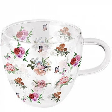 Charlotte white duplafalú borosilicate üvegcsésze 0,25l, AMB.14419350