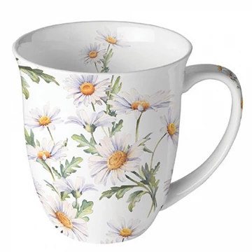 Beautiful daisies white porcelánbögre 0,4l, AMB.18419545