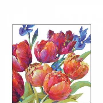 Tulips of joy papírszalvéta 25x25cm,20db-os, AMB.12519310