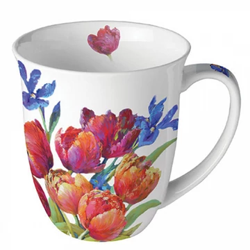 Tulips of joy porcelánbögre 0,4l, AMB.18419310