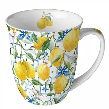 Mediterranean lemons porcelánbögre 0,4l, AMB.18419660