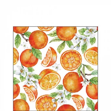 Juicy oranges papírszalvéta 25x25cm,20db-os, AMB.12519515