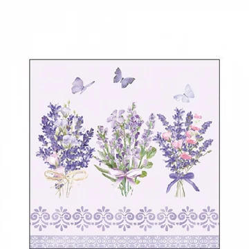 Lovely lavender lilac papírszalvéta 25x25cm,20db-os, AMB.12519736 Lovely lavender lilac papírszalvéta 25x25cm,20db-os, AMB.12519736