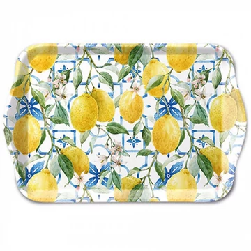 Mediterranean lemons műanyag kistálca 13x21cm, AMB.13719660