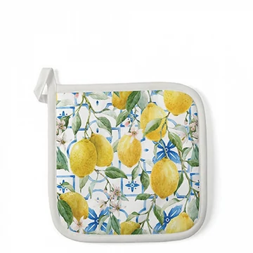 Mediterranean lemons edényalátét 20x20cm,100% pamut, AMB.16519660