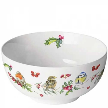 Birds in Winter porcelántál 6,5x14cm, AMB.34819955
