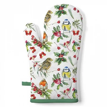 Birds in Winter edényfogó kesztyű 18x30cm, 100% pamut, AMB.36419955 Birds in Winter edényfogó kesztyű 18x30cm, 100% pamut, AMB.36419955