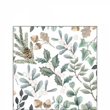 Collection of leaves papírszalvéta 25x25cm, 20db-os, AMB.32519040