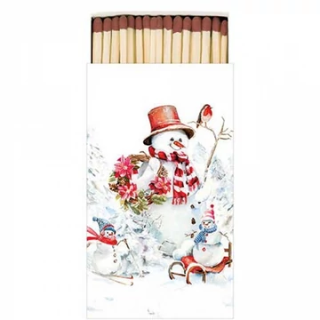 Sporty snowmen gyufa 6,5x11cm, AMB.39520095