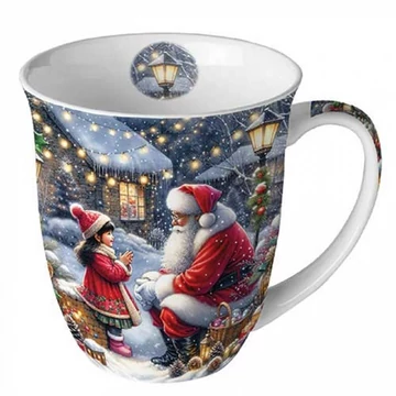 Talking to Santa porcelánbögre 0,4l, AMB.38420055