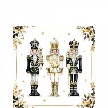 Royal nutcrackers papírszalvéta 25x25cm, 20db-os, AMB.32519990 Royal nutcrackers papírszalvéta 25x25cm, 20db-os, AMB.32519990