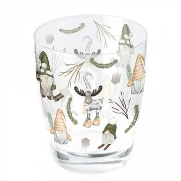 Forest gnomes white üvegpohár 0,25l, AMB.34320190