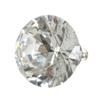 Ajtófogantyú 4cm, üveg, CLEEF.62648