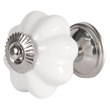 Ajtófogantyú 4cm kerámia,fehér, CLEEF.64376 Ajtófogantyú 4cm kerámia,fehér, CLEEF.64376