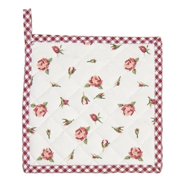 Edényalátét 20x20cm, pamut, Romantic Roses, CLEEF.ROR45