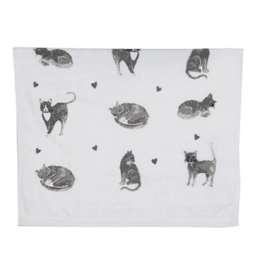 Konyhai kéztörlő pamut, 40x66cm, Cats and Kittens, CLEEF.CTCAK