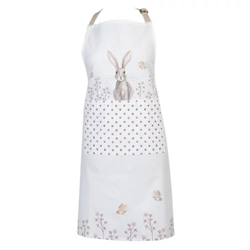 Kötény 70x85cm,100% pamut, Rustic Easter Bunny , CLEEF.REB41