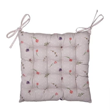 Székpárna 40x40cm kötős 100% pamut,Happy Bunny, CLEEF.HBU29