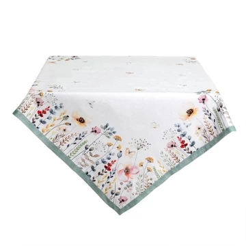 Asztalterítő 150x250cm, 100% pamut, Flowerbomb, CLEEF.FOB05