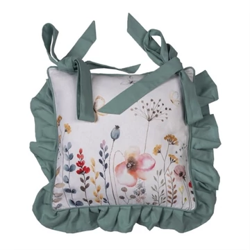 Párnahuzat kötős 40x40cm, 100% pamut,Flowerbomb, CLEEF.FOB25