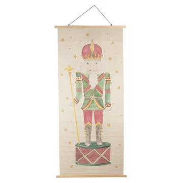 Fali vászonkép alul/felül fa kerettel 70x2x150cm,Nutcracker, CLEEF.5WK0052