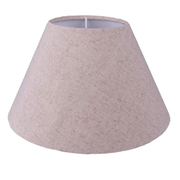 Lámpaernyő beige textilbevonatú,műanyag belsővel 23x15cm, CLEEF.6LAK0537M