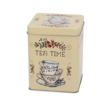 Fémdoboz 88x88x113mm,200g Tea Time, T.B.TTM926