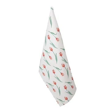 Konyharuha tulipános, 47x70cm, pamut, CLEEF.KT042.052
