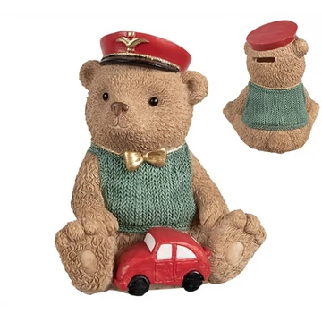 Macipersely, 15x13x19cm, műanyag dekorfigura, CLEEF.6PR4277