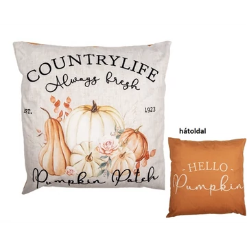 Párnahuzat 45x45cm, polyester, Pumpkin, CLEEF.PPS22