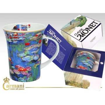 Porcelánbögre 350ml,Monet:Vízililiom, H.C.045-8104