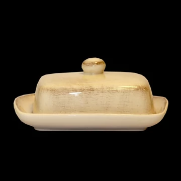 Romantik vajtartó,natúr,kerámia,kézzel festett-fodros:22x15x9cm,sima:19x14,5x9cm, V.K.27-35