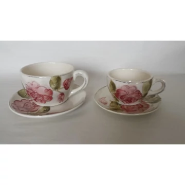 Domború mintás teásalj,virágos bordó,kerámia,kézzel festett-dia.17cm, V.K.30-08 Domború mintás teásalj,virágos bordó,kerámia,kézzel festett-dia.17cm, V.K.30-08