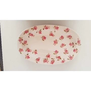 Violin rózsás ováltál, nagy,kerámia kézzel festett -43x27,5x4cm, V.K.50-29-01 Violin rózsás ováltál, nagy,kerámia kézzel festett -43x27,5x4cm, V.K.50-29-01