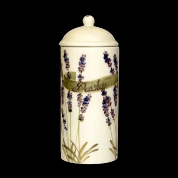 Violin levendulás tésztatartó,kerámia,kézzel festett-dia10,5x26cm, V.K.52-23